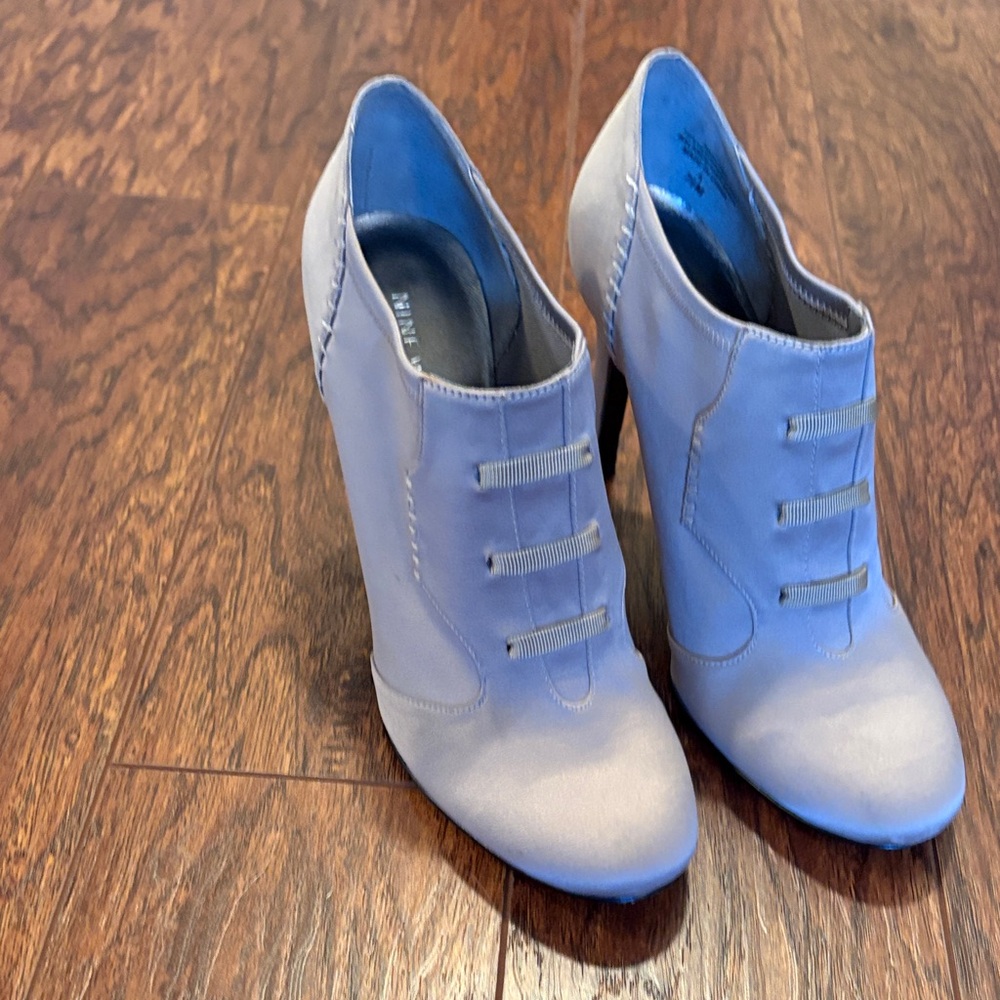 Nine West silver booties